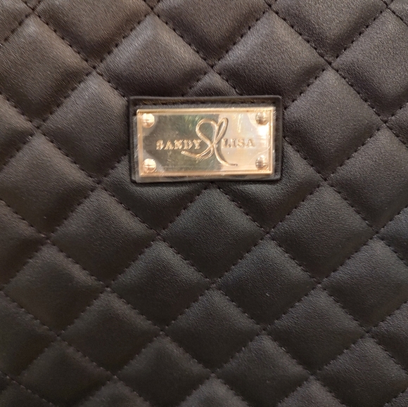 Sandy Lisa St. Tropez Quilted Backpack for Laptop 15.6\